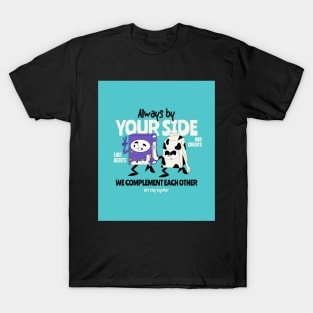 Always By Your Side Like Debits and Credits - Funny Accounting T-Shirt